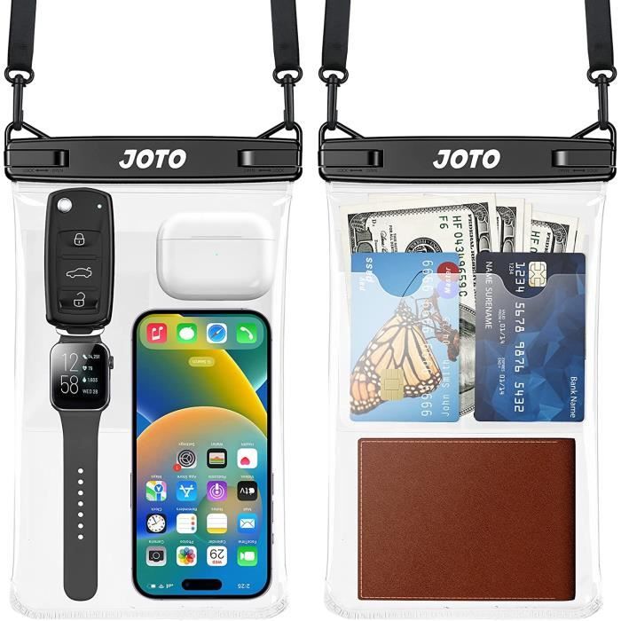 Étuis De Téléphone Sous-Marins Pour Snorkeling Pochette Universelle Ipx8 Tui Plage Sac Sec Avec Lani Re S Adapte Tous Les T L Phones Jusqu 6 7 Po Univ