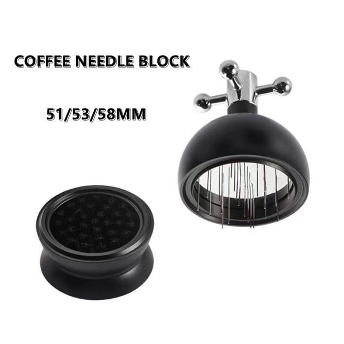 Brosse Nettoyage Porte-Filtre Café 58mm - Accessoire Barista Bois Et Nylon Pour Résidus Expresso