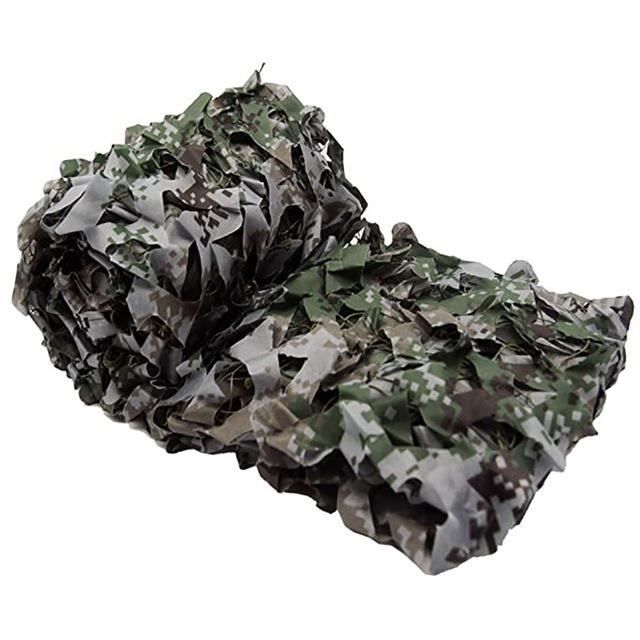 Filet de Camouflage militaire Woodlands feuille 6 m X 6 m (Camouflage