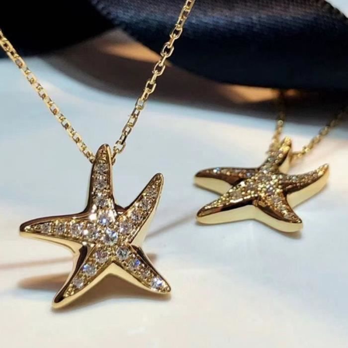 Collier étoile de mer argent925