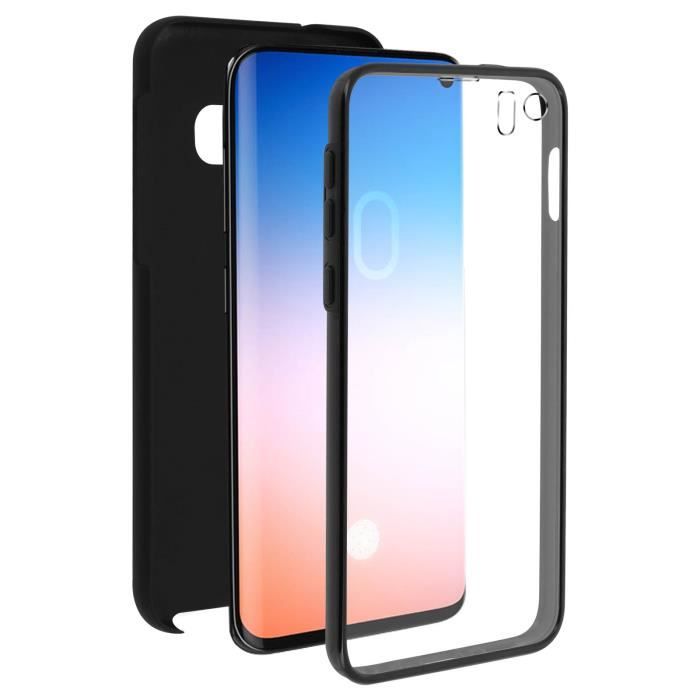 Coque Samsung Galaxy S10 Lite Protection 360° Rigide + Avant Silicone noir  Noir - Cdiscount Informatique