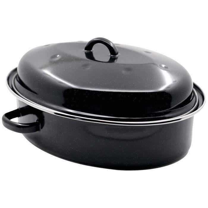 Marmite Roasty Cook ovale acier émaillé 42 cm - vue 2
