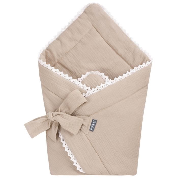Nid D'Ange Bébé Bellochi Réversible Minky - Coton Hypoallergénique 75x75cm