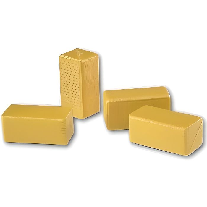 Bottes de paille rectangulaires BRUDER 02342 - 4 pièces - Jaune et Multicolore Bottes de paille rectangulaires BRUDER 02342 - 4 pièces - Jaune et Multicolore