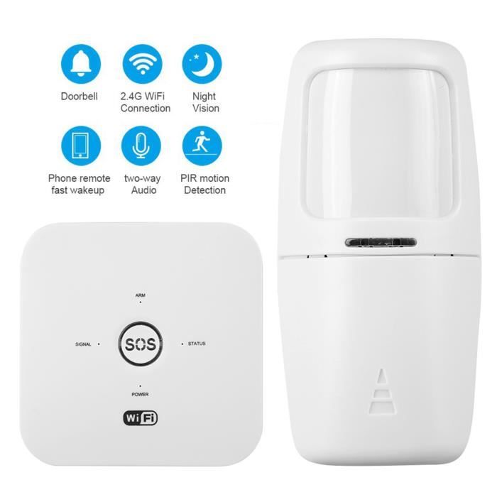 Tuya-Système d'alarme intelligent WiFi 101 Home, clavier tactile, carte Tuya-Système d'alarme intelligent WiFi 101 Home, clavier tactile, carte