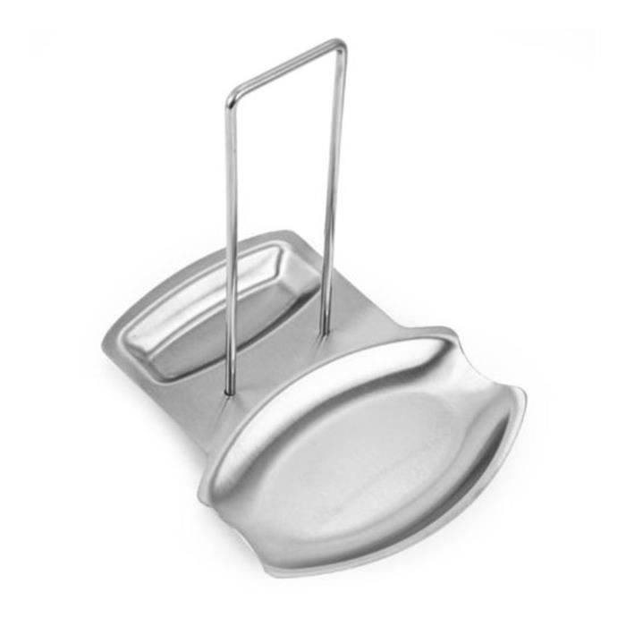 Repose-Cuillère En Acier Inoxydable - Pour Cuisinière Et Plan De Travail, Anti-Gouttes