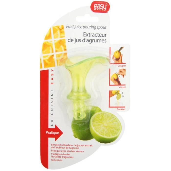 Lot De 2 Presse-agrumes Manuels Avec Bec Verseur Et Couvercle, Jaune Et Vert, Pour Citron Et Orange