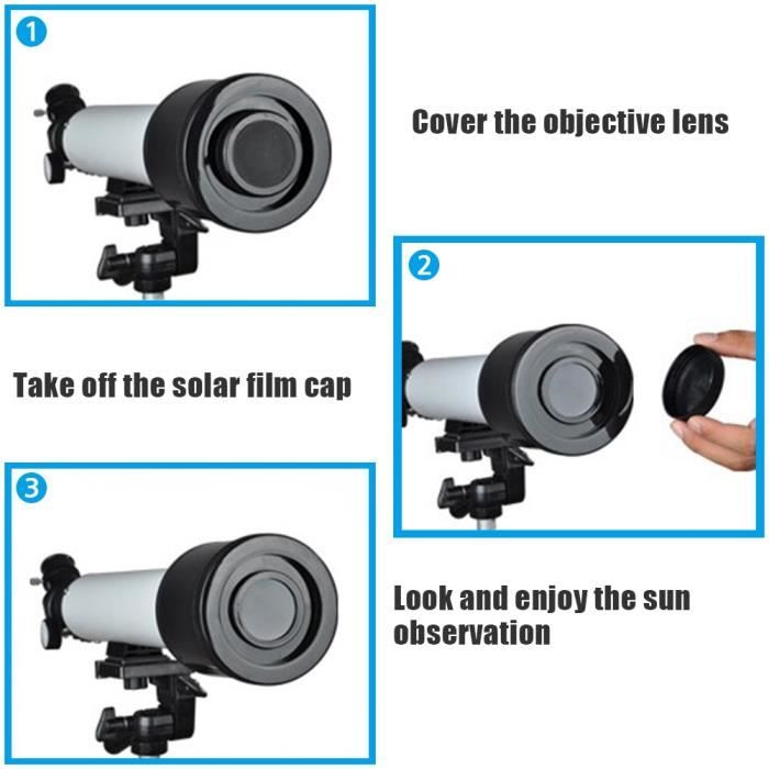 Filtre Solaire Pour Télescope 1,25 Pouce - M28,6 X 0,6 - Filtre Optique Astronomie