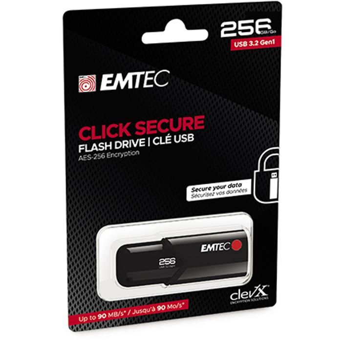 Emtec B120 Click Secure lecteur USB flash USB Type A 3.2 Gen 2 3.1 Gen 2 Neuf - vue 10