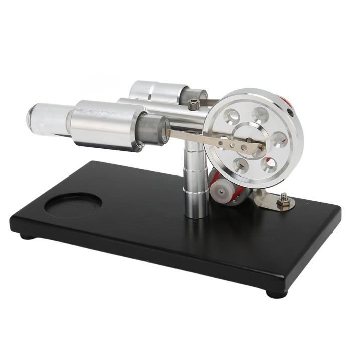 Moteur de Moteur Stirling à Air Chaud, Modèle de Moteur Stirling éducatif à 16 Cylindres Ornement D'enseignement pour L'école de Bureau à Domicile