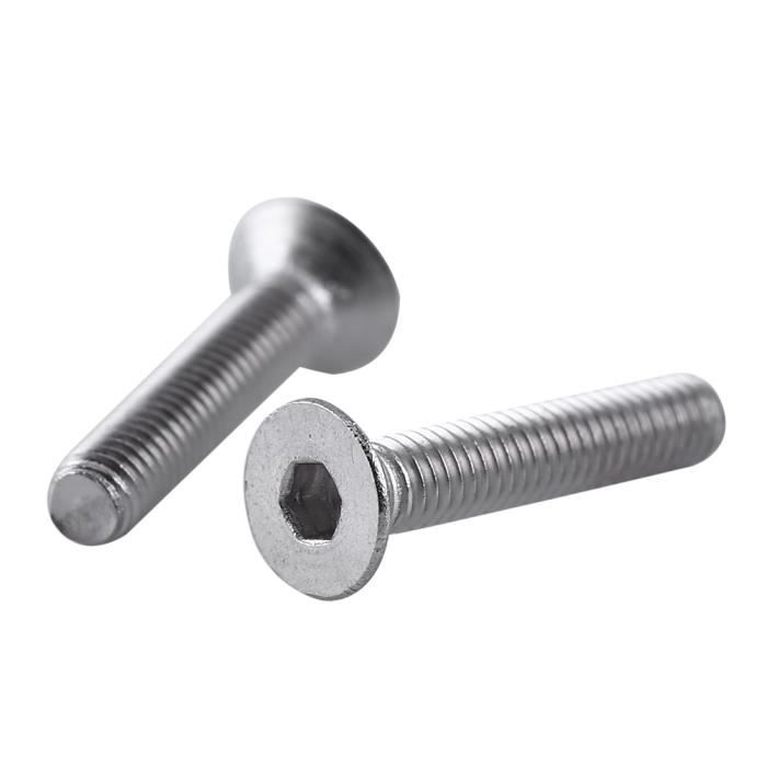 Lot De 10 Boulons Hexagonaux 3/8-16 X 1-1/4 Pouce - Acier Inoxydable 304 - Pour Fixation Générale