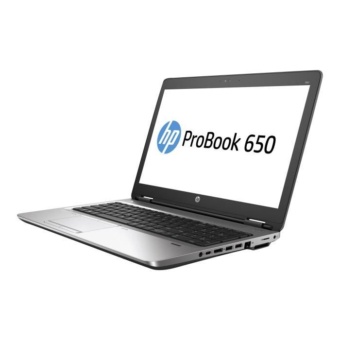 HP ProBook 650 G2 Core i5 6200U - 2.3 GHz Win 7 Pro 64 bits (comprend Licence Windows 10 Pro 64 bits) 8 Go RAM 128 Go SSD DVD… - Hewlett packard