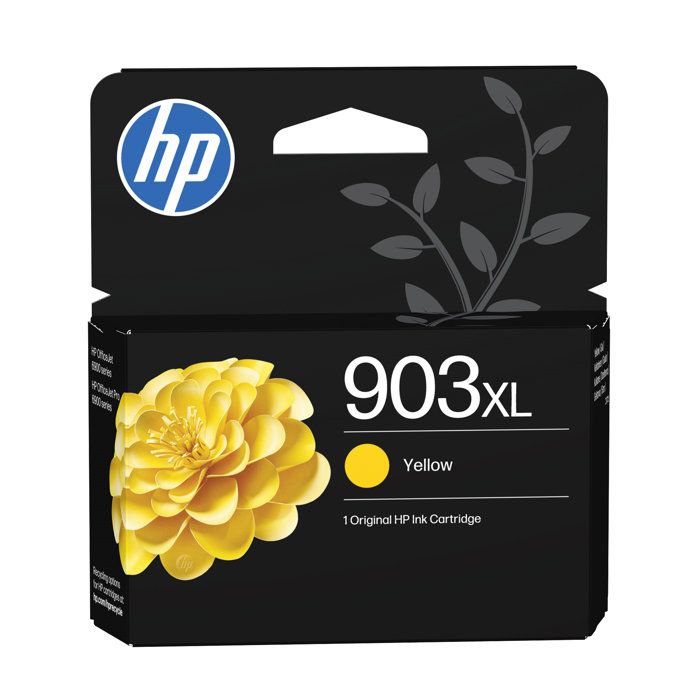 HP 903XL 8.5 ml à rendement élevé jaune original Officejet cartouche d'encre pour Officejet 6950 - vue 4