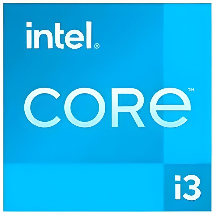 Processeur - Intel - i3-12100F - LGA1700 - 430 GHz - 4 Cœurs