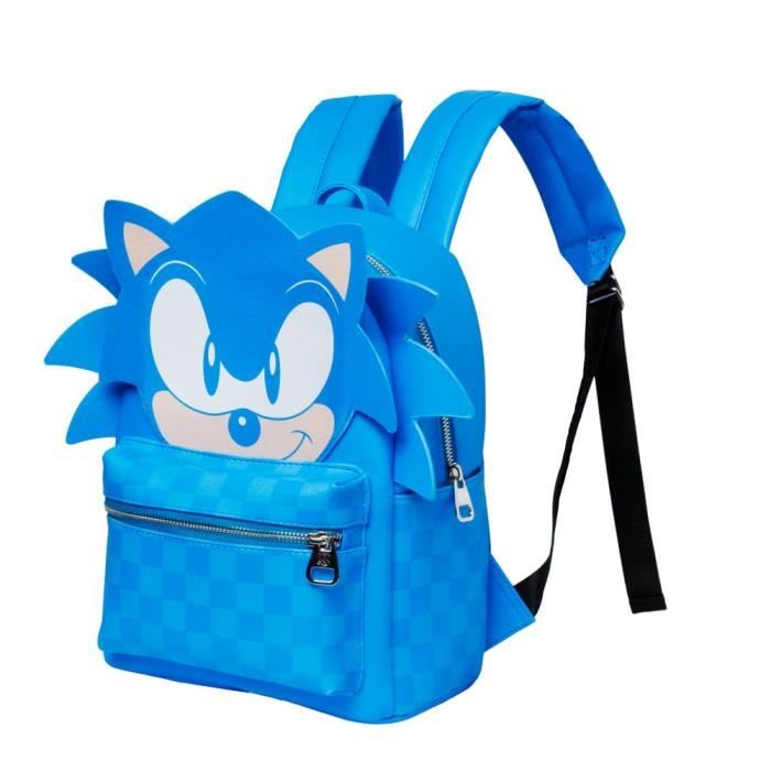 Sega-Sonic Speed Sac à dos Fashion, One Size Bleu