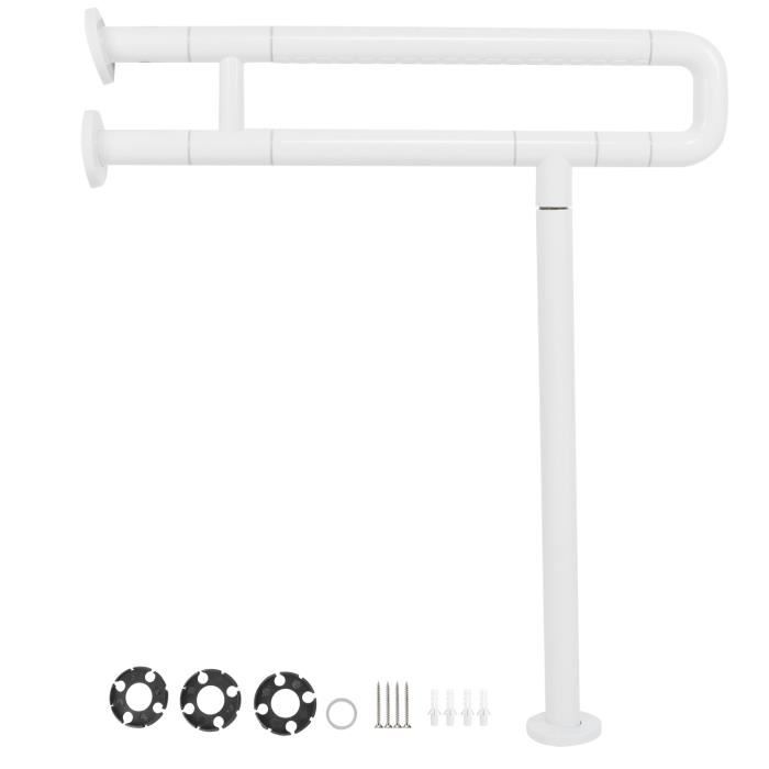 DELABIE Barre d'angle PMR ou personne handicapée pour douche