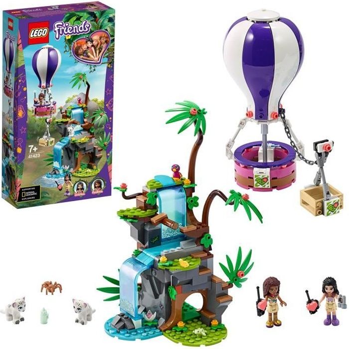 Lego Friends 41423 Le Sauvetage Du Tigre En Montgolfiere Cdiscount Jeux Jouets