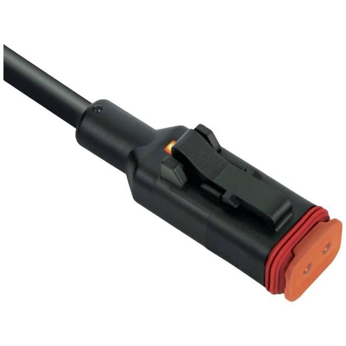 ROBAUN Connecteur Deutsch DT Étanche Avec Faisceau 20 Cm – 2P Femelle – DT06-2S / DT04-2P – Résistant IP67 Auto Et Moto