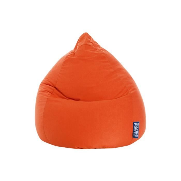 Pouf - SittingPoint - Easy XL Orange - XL-Polyester - Intérieur - 1 personne - 110x70 cm