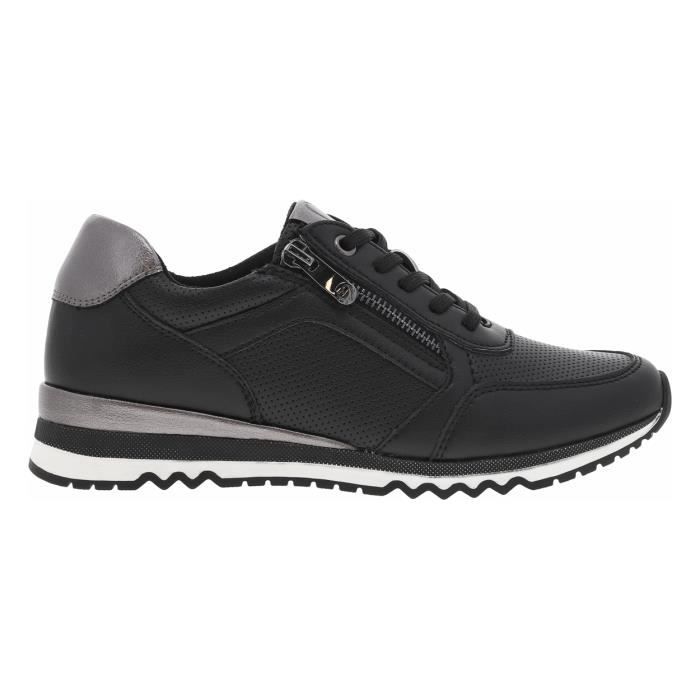 basket talon compensé noir
