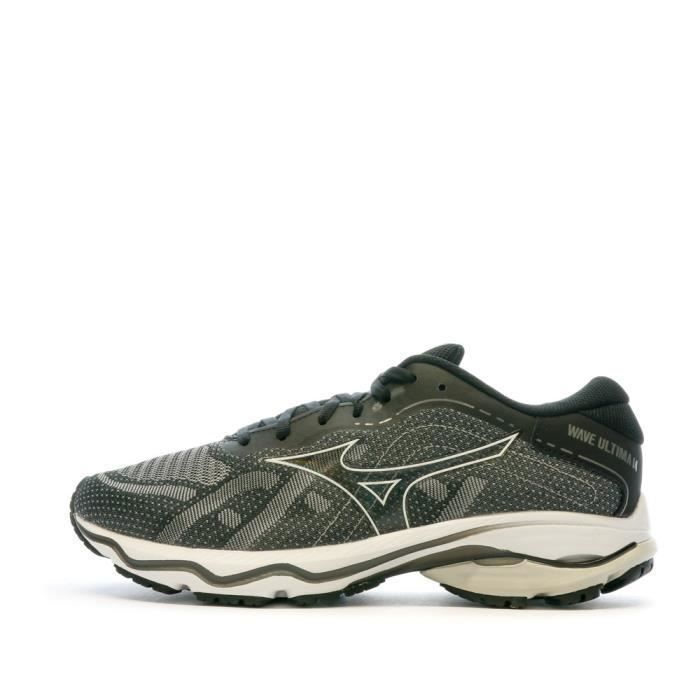 chaussures de running homme mizuno wave ultima - noir, gris, blanc - bon amorti