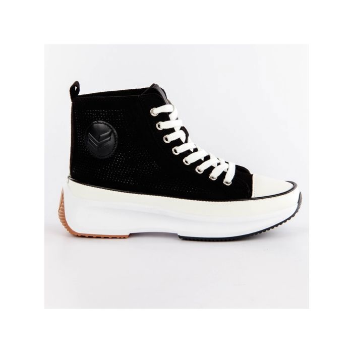 KAPORAL - Baskets à strass - noire - Noir - 36 - Chaussures Femme