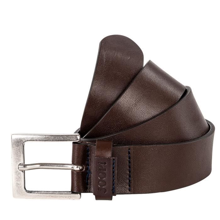 Ceinture Tactique Homme En Cuir Marron Foncé - Taille 45-46 - Occasion En Excellent état