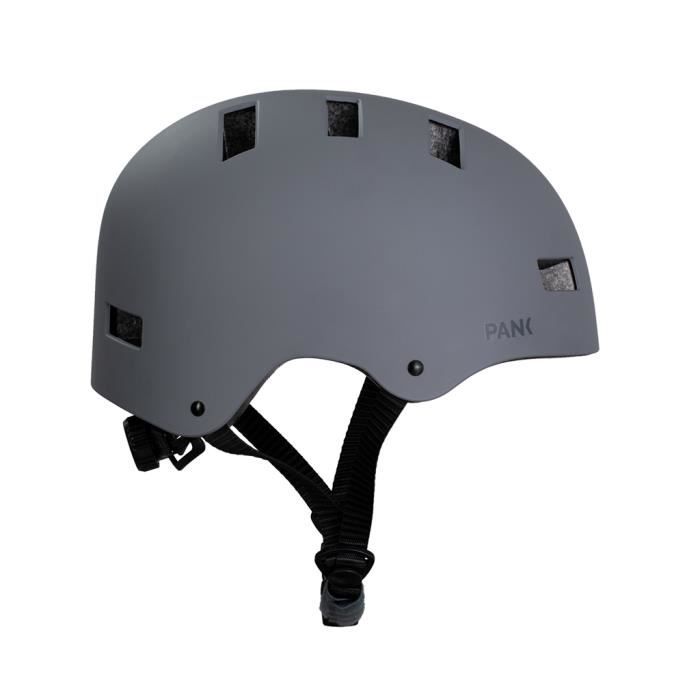 Casque pour trottinette électrique adulte et vélo urbain. Homologué CE. Éclairage LED arrière. Taille S gris mat Unisexe - État correct sur Cdiscount Seconde Vie