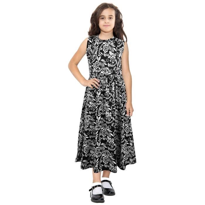 Robe kimono courte pour enfants et filles avec imprimé floral fantaisie Robe kimono courte pour enfants et filles avec imprimé floral fantaisie