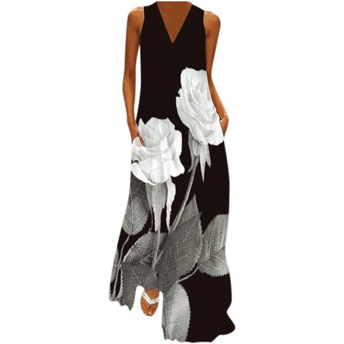 Robe Femme Kenneth Cole Anthracite - Tank Sans Manches, Doublée Paillettes, Taille 8, Occasion Très Bon état