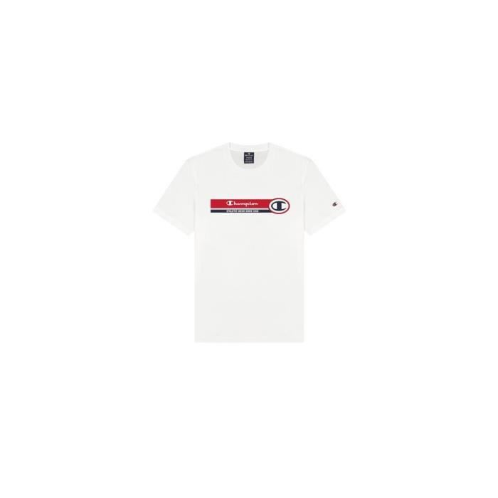 T shirt sale champion blanc