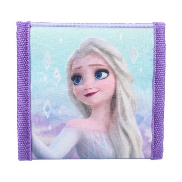 mybagstory - portefeuille - porte monnaie - la reine des neiges - bleu - pour enfant - ecole - maternelle - garderie - vacances -