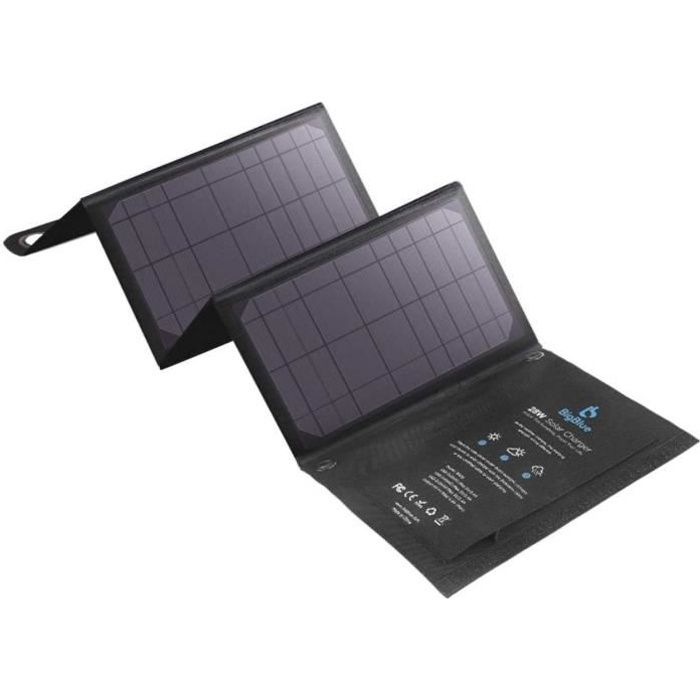 Chargeur de panneau solaire - MIOLOE - 30W - Pliable - Étanche IPX6