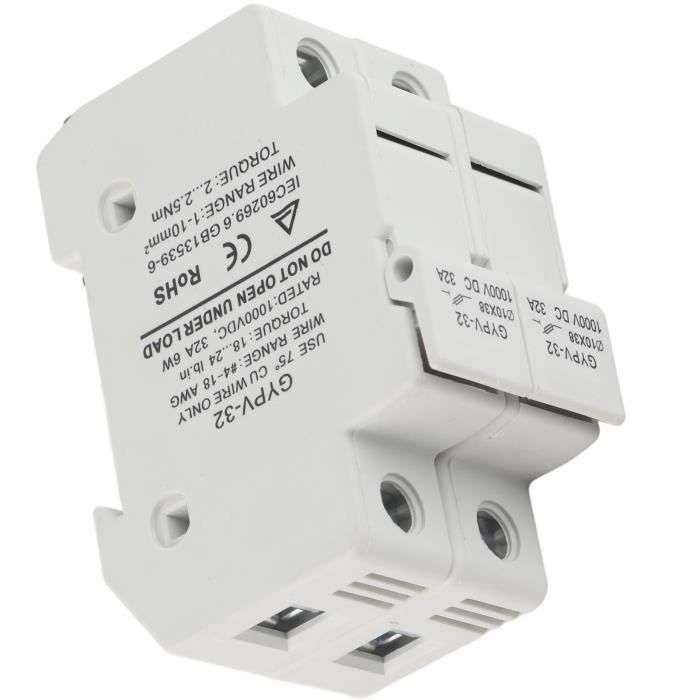 Boîte de Jonction Solaire PV DC, 500V 40A Disjoncteur pour Panneaux