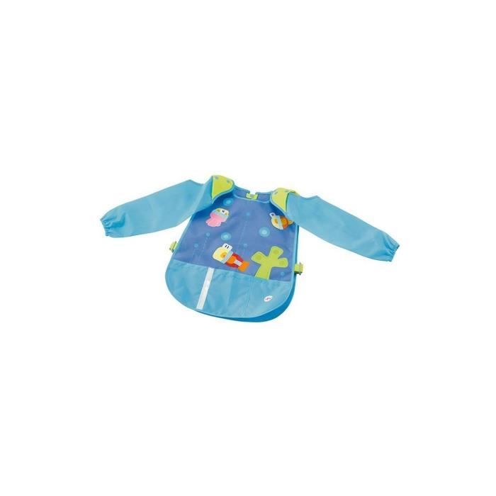 Tablier De Peinture Imperméable Pour Enfant Tailles S à L - Velcro, 3 Poches, Activité Créative