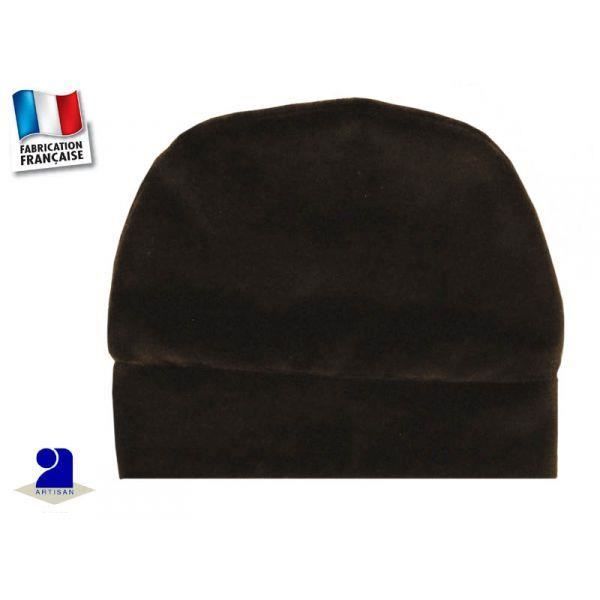 Bonnet Bebe Chocolat Velours Du 0 Au 24 Mois Perimetre Cranien 1 Mois 40 Cm Cdiscount Pret A Porter