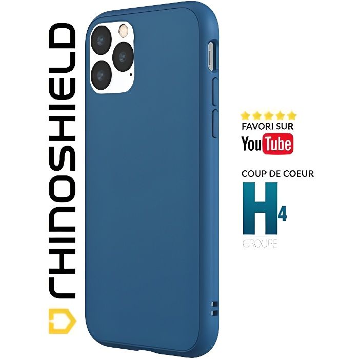 Coque Solid Suit Rhinoshield Bleu pour iPhone 13 Pro Max - Cdiscount  Téléphonie