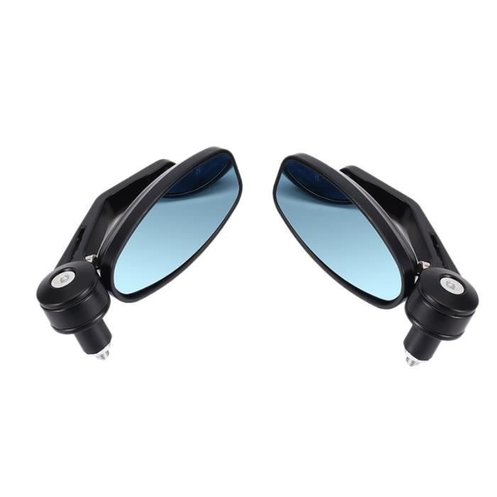 Rétroviseurs Moto BigKing - 2 Rétros Ronds Universels 10mm Pour Guidon - Installation Facile