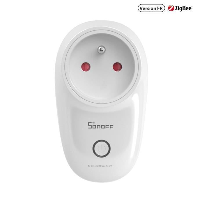 SONOFF S26 R2 16A ZigBee Prise intelligente prise en charge du Hub DE/FR temps de commande vocale de scène intelligente programmé