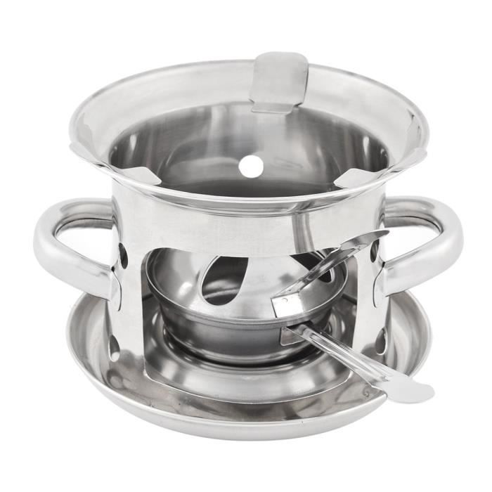 Réchaud Pliable Camping – Acier Inoxydable – Four à Alcool – 9.5x7.5x5cm – Neuf