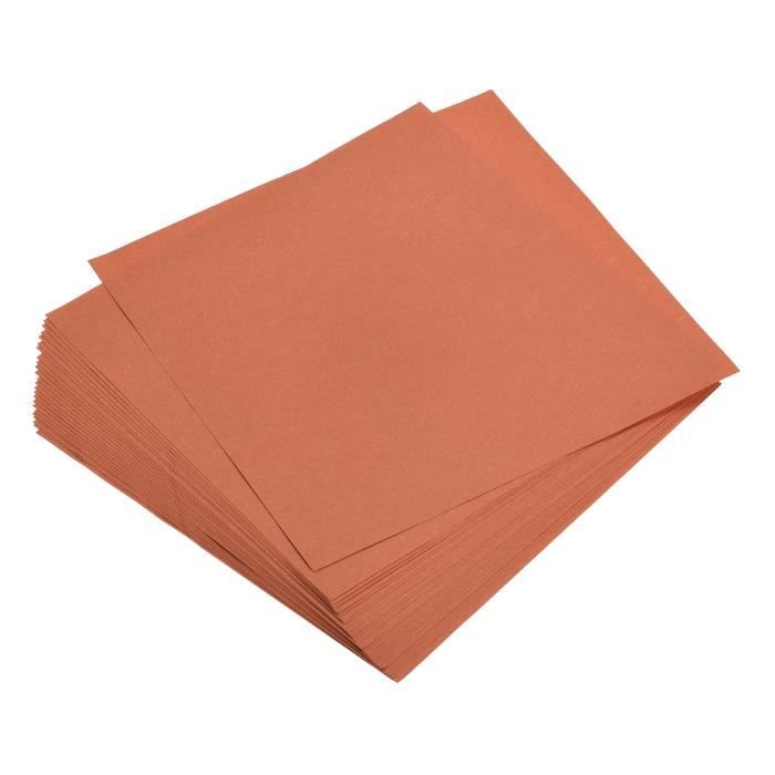 sourcing map Lot de 25 feuilles de papier origami double face - 19,5 x 19,5 cm - 70 g/m² - Bleu clair - Pliage carré - Pour projets artistiques, débutants, cadeaux
