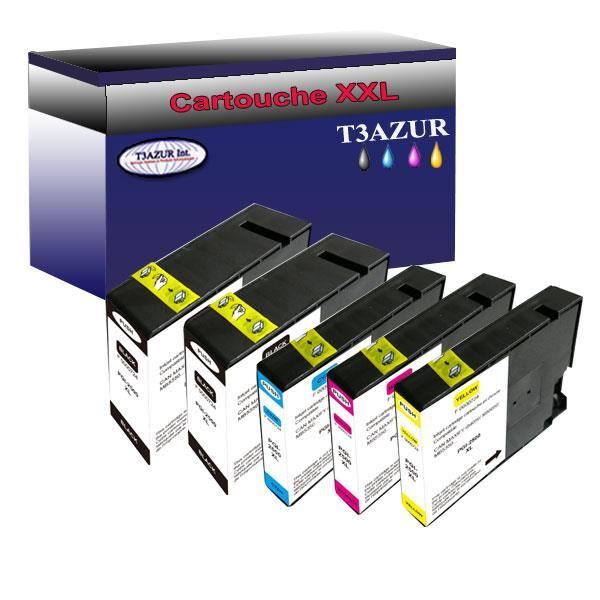 Cartouche d'encre T3AZUR pour Canon TS8150, TS8151 (Pack 5)