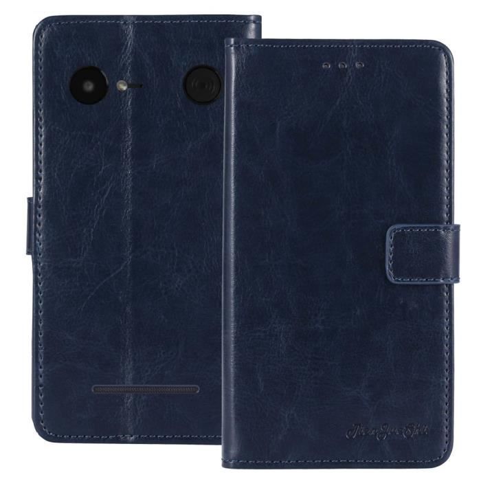 TienJueShi Coque Antichoc en cuir PU Cover Case TPU Silicone