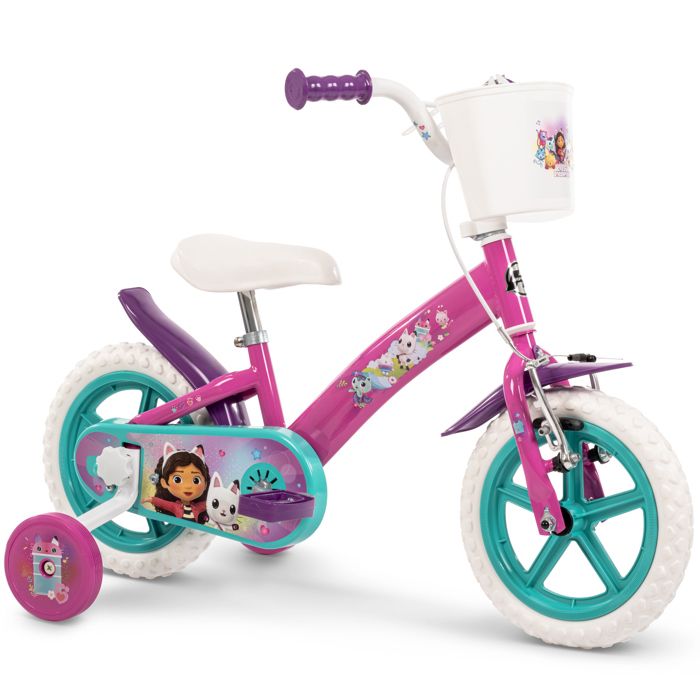 Vélo Enfant 14 Pouces Réglable Avec Roues Stabilisatrices Amovibles - Pour 4 à 8 Ans (jaune)