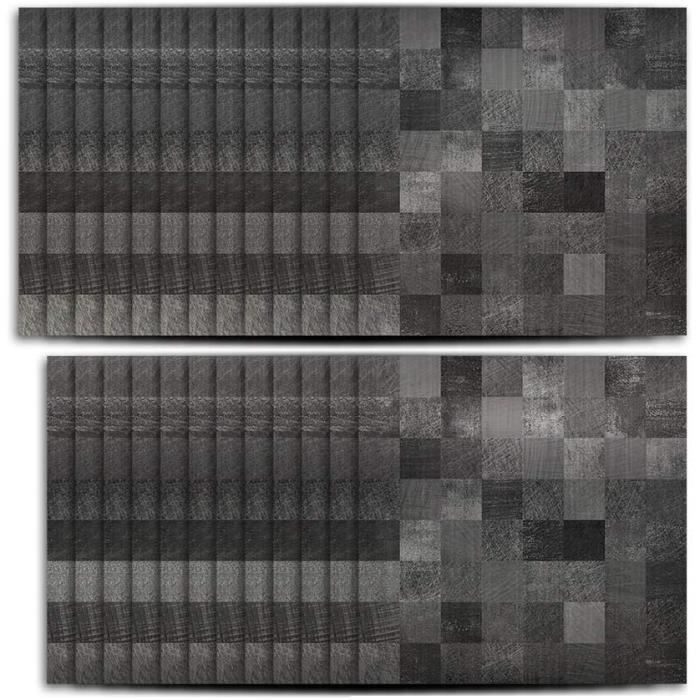 Stickers Carrelage Imitation Marbre - 25 Pièces 15x15 Cm - Adhésifs Imperméables Pour Salle De Bain Et Cuisine - Faciles à Poser