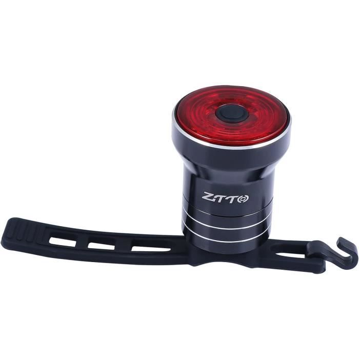 Feu Arrière Vélo Rechargeable USB – 3 Modes (fixe, Clignotant, Pulsé), étanche Et Installation Sans Outils, Sécurité Cyclisme
