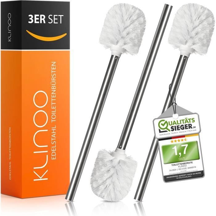 Lot De 2 Têtes De Brosse De Toilette De Rechange Avec Poils Rigides