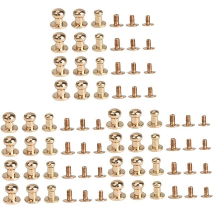 20 Sets D’attaches Pour Boutons Pression - Attaches Tournants En Métal Argenté - Acier Inoxydable