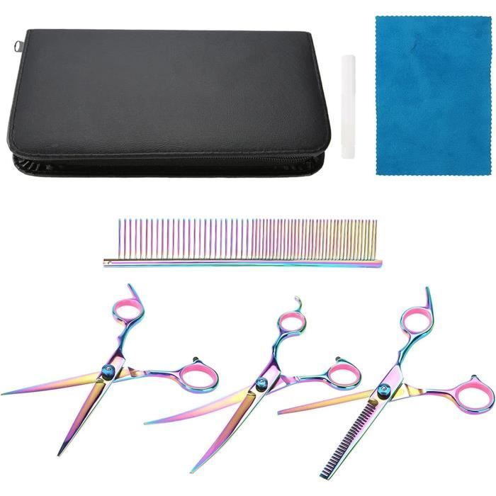 Kit de Ciseaux de Coiffure Professionnel Rose Ciseaux Coiffure 5,5 Kit de Ciseaux de Coiffure Professionnel Rose Ciseaux Coiffure 5,5