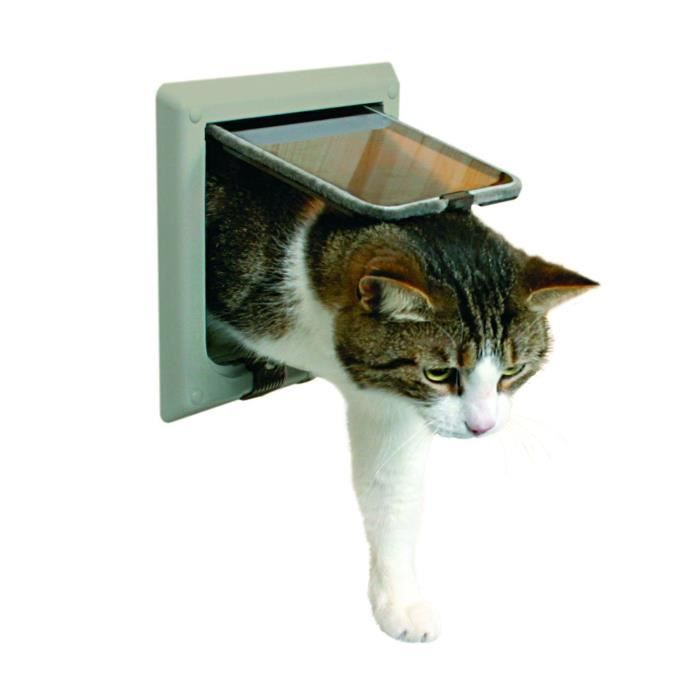 Trixie TRIXIE Chatière 4 Positions avec Tunnel pour Chat 